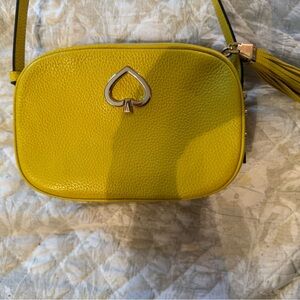 yellow kate spade purse